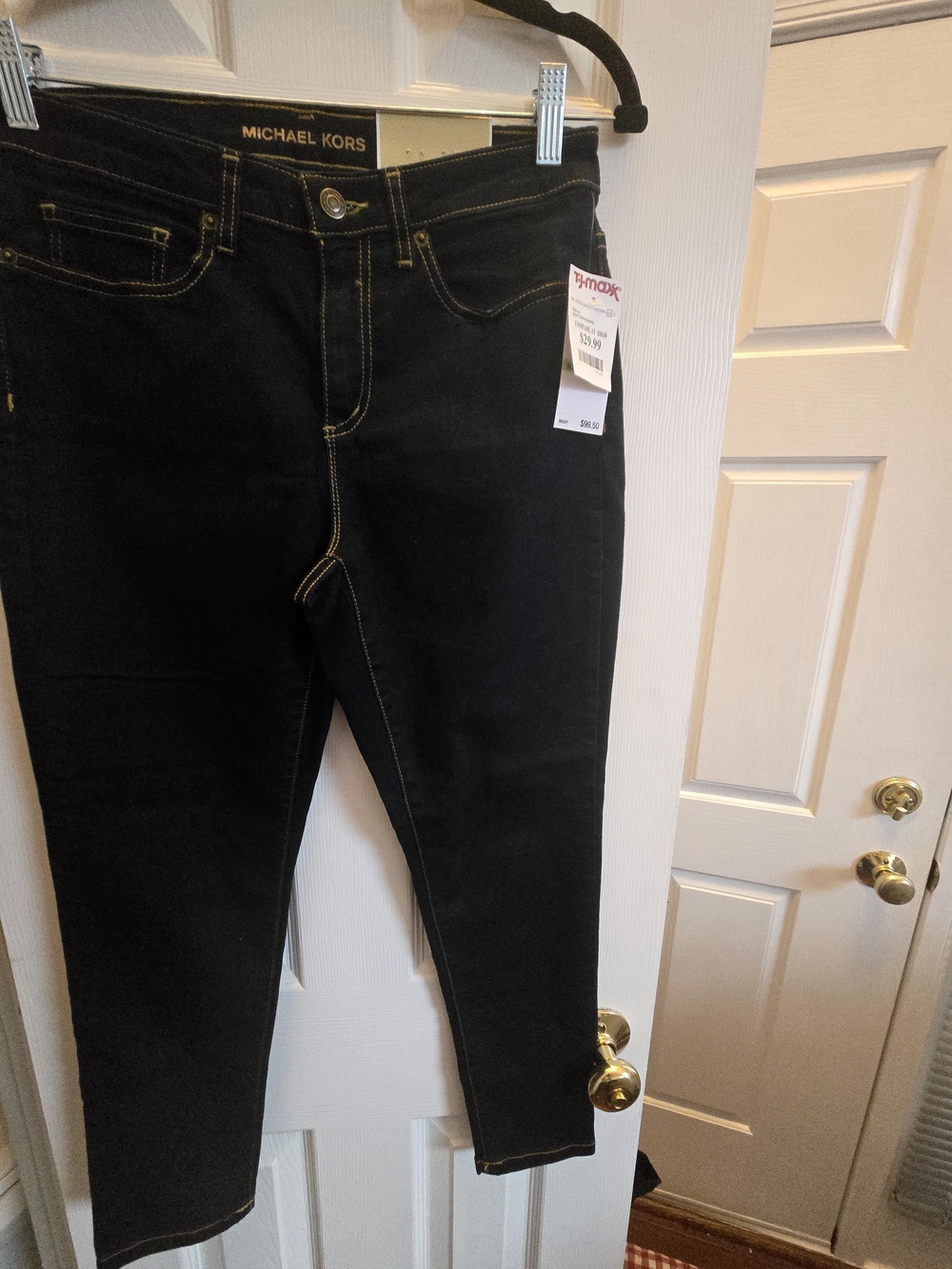 New Michael Kors Skinny Women's Jeans with Contrast Stitching
